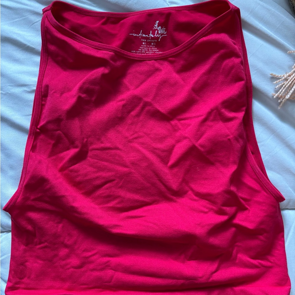 Free People Fuchsia Tank Top